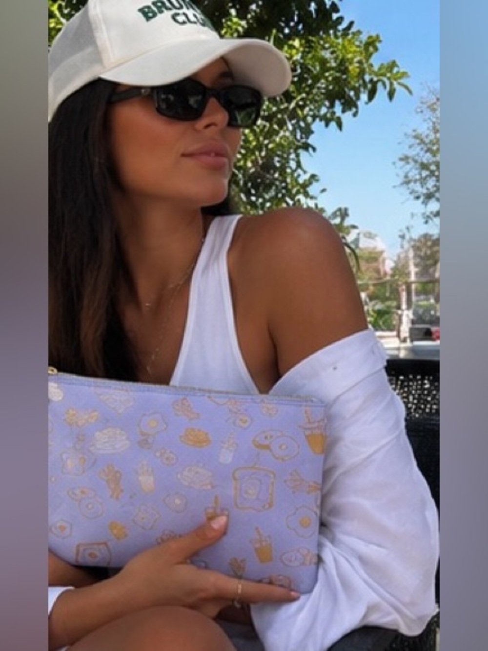 Stoney Clover Lane RARE Flat Pouch, Original Collection, Sold Out, Brunch